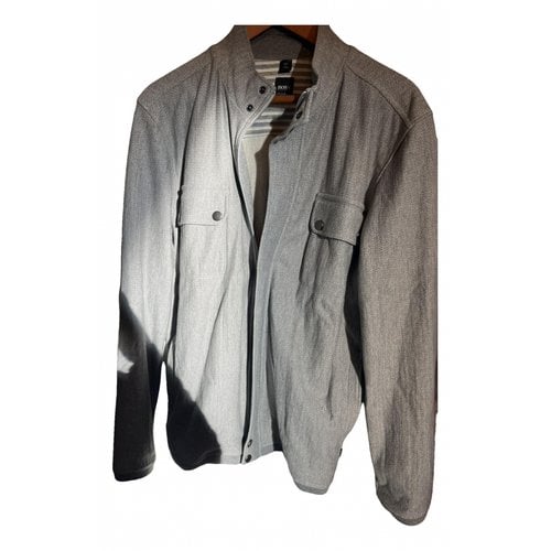 Pre-owned Hugo Boss Jacket In Grey