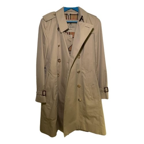 Pre-owned Burberry Chelsea Trench Coat In Beige