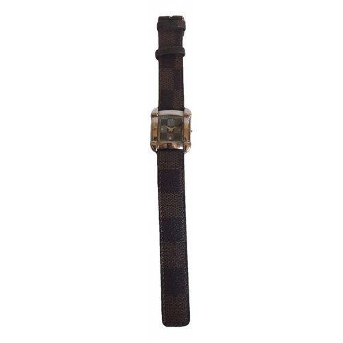Pre-owned Louis Vuitton Watch In Brown