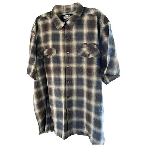 Pre-owned Harley Davidson Shirt In Grey