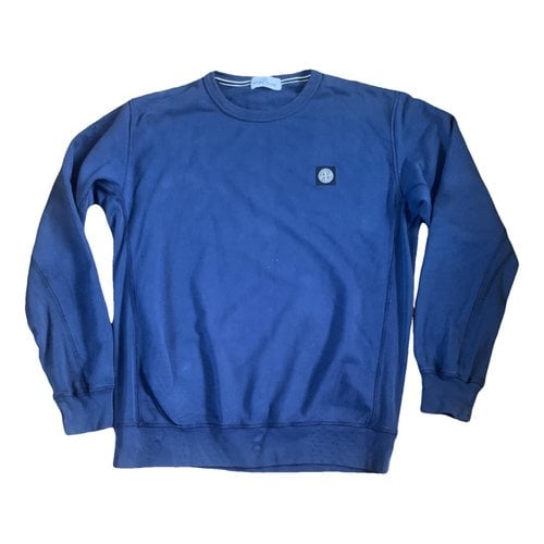 Pre-owned Stone Island Sweatshirt In Blue