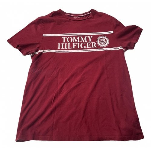 Pre-owned Tommy Hilfiger T-shirt In Red
