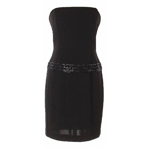 Pre-owned Adrianna Papell Mid-length Dress In Black