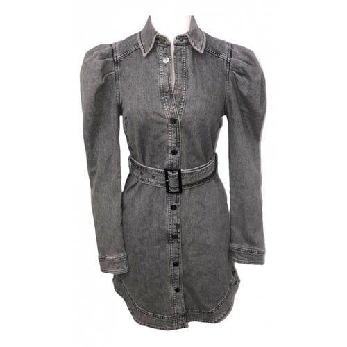 Pre-owned Ted Baker Mini Dress In Grey
