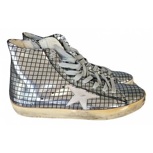 Pre-owned Golden Goose Leather Ankle Boots In Metallic