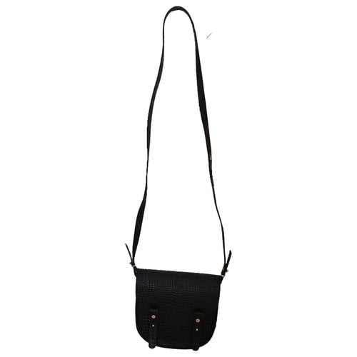 Pre-owned Craie Leather Crossbody Bag In Black