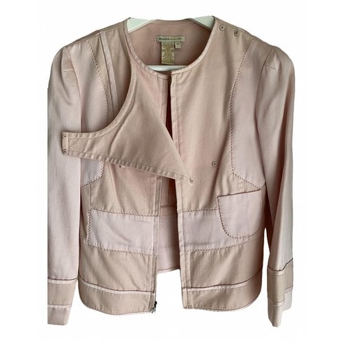 Pre-owned Max Azria Jacket In Pink