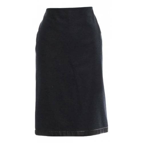 Pre-owned Tom Ford Wool Mid-length Skirt In Black