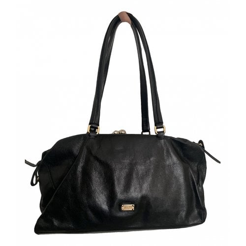 Pre-owned Moschino Cheap And Chic Leather Handbag In Black