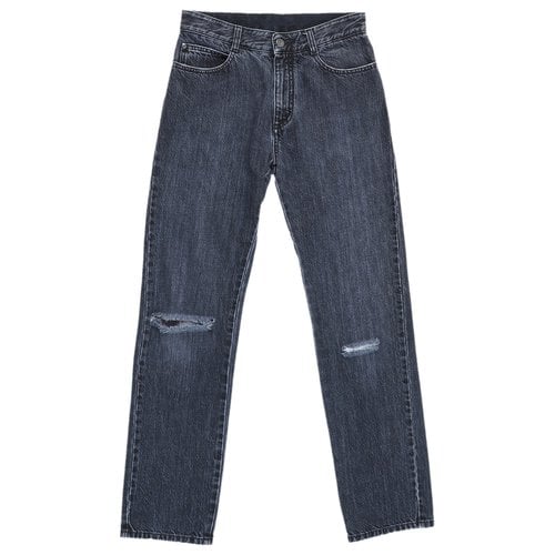 Pre-owned Stella Mccartney Straight Jeans In Navy