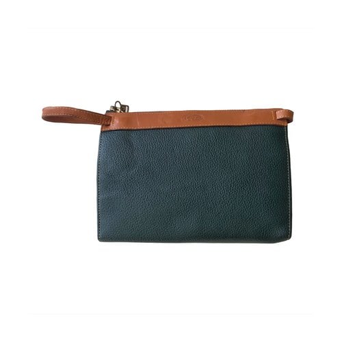 Pre-owned Lacoste Leather Small Bag In Green