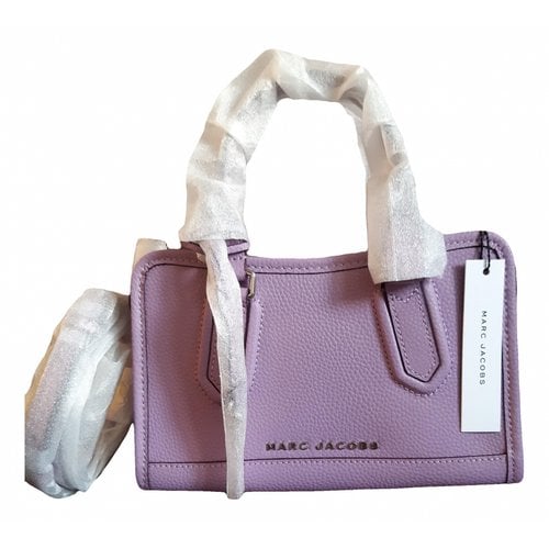 Pre-owned Marc Jacobs Leather Crossbody Bag In Purple
