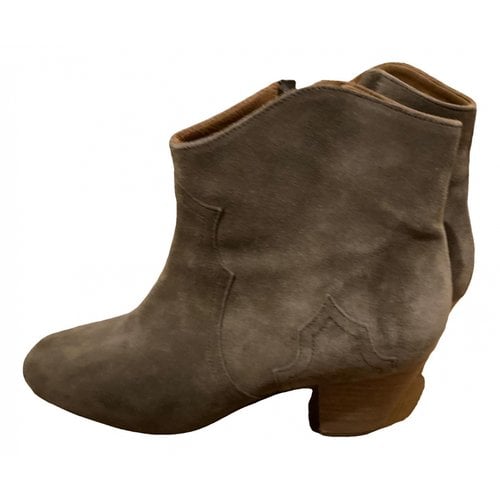 Pre-owned Isabel Marant Étoile Leather Ankle Boots In Other