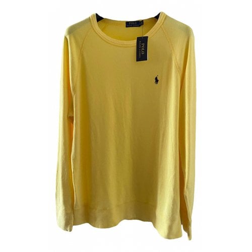 Pre-owned Polo Ralph Lauren Pull In Yellow