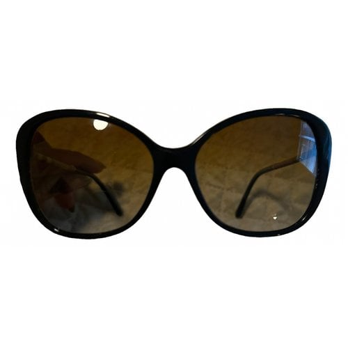 Pre-owned Burberry Oversized Sunglasses In Brown