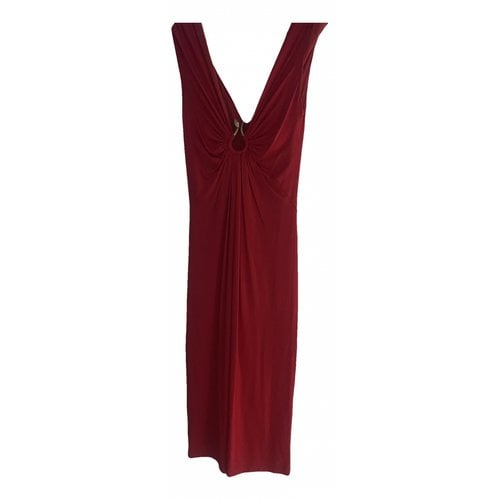 Pre-owned Roberto Cavalli Dress In Red