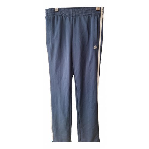 Pre-owned Adidas Originals Large Pants In Navy
