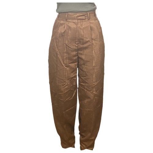 Pre-owned Gucci Cloth Trousers In Other