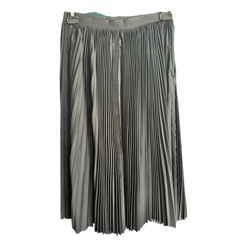 Pre-owned Sacai Luck Maxi Skirt In Black