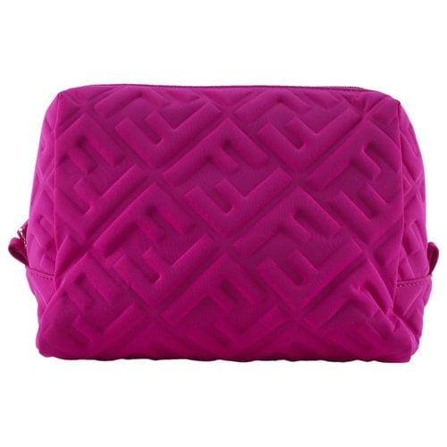 Pre-owned Fendi Clutch Bag In Pink