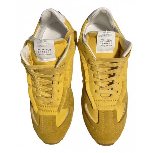 Pre-owned Maison Margiela Low Trainers In Yellow