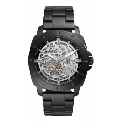 Pre-owned Fossil Watch In Black