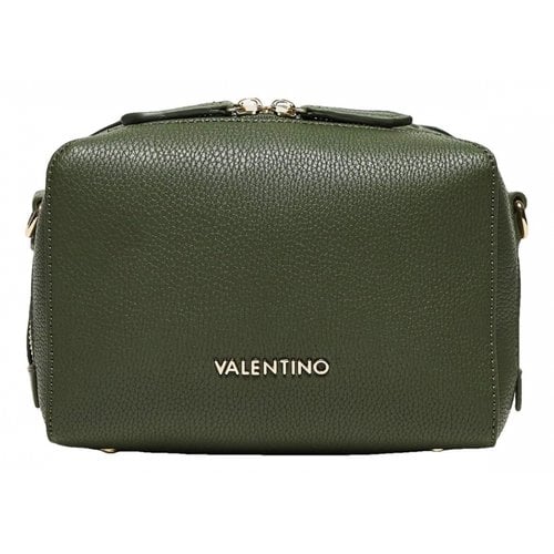 Pre-owned Valentino By Mario Valentino Leather Crossbody Bag In Green