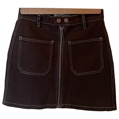 Pre-owned Reformation Mini Skirt In Brown