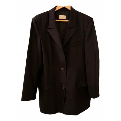 Pre-owned Amomento Wool Blazer In Black
