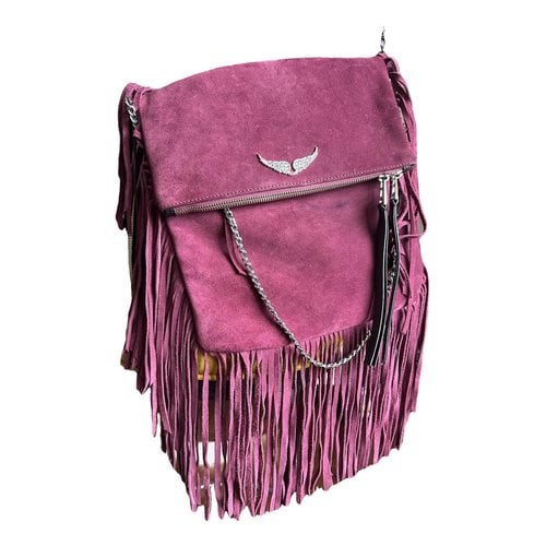 Pre-owned Zadig & Voltaire Crossbody Bag In Purple