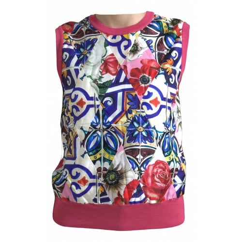 Pre-owned Dolce & Gabbana Cashmere Vest In Multicolour