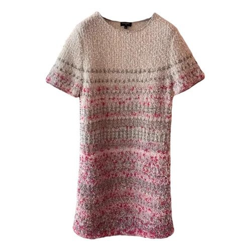 Pre-owned Chanel Cashmere Mid-length Dress In Pink