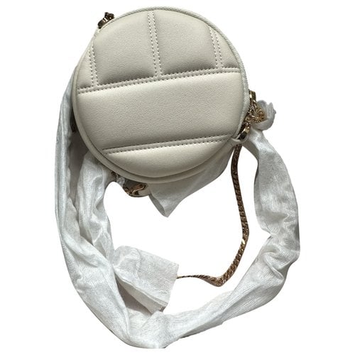 Pre-owned Bvlgari Serpenti Leather Handbag In Beige