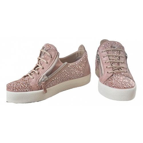 Pre-owned Giuseppe Zanotti Donna Trainers In Pink