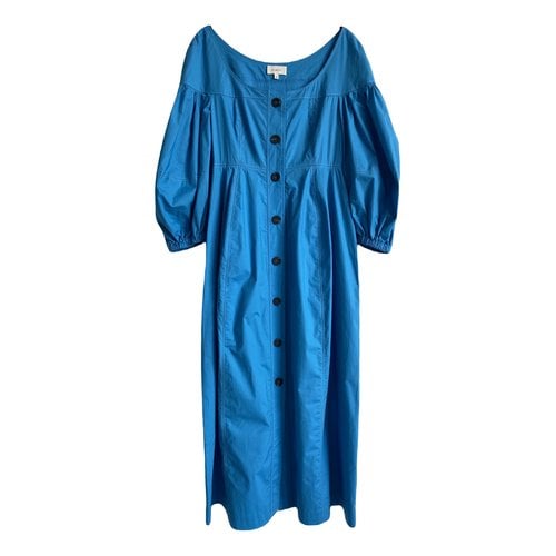 Pre-owned Isa Arfen Maxi Dress In Turquoise