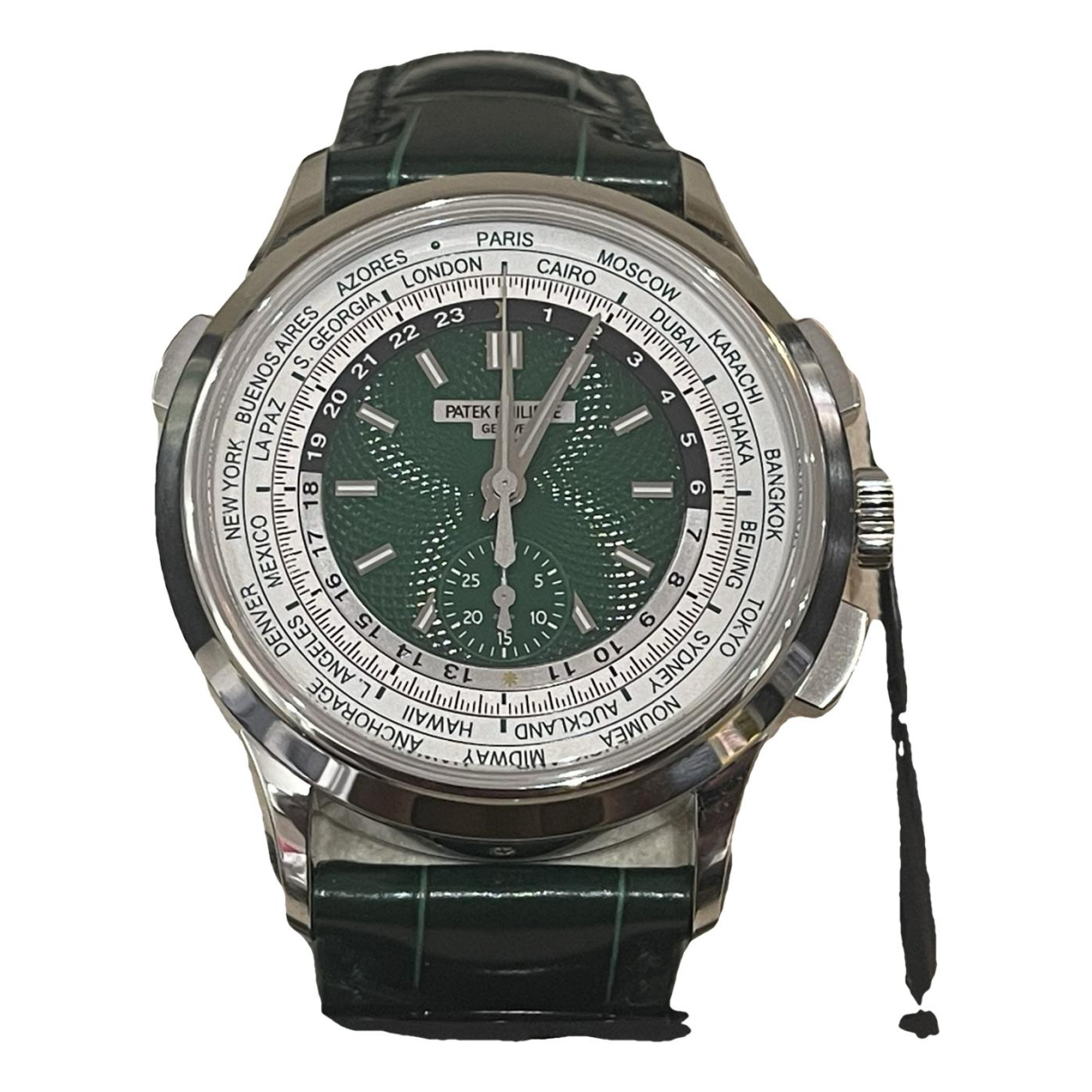 Green World Platinum Watch