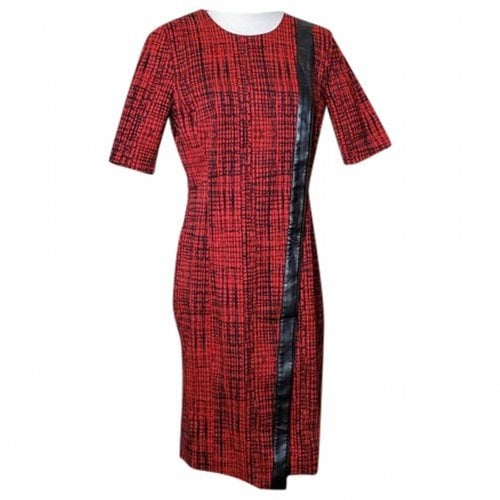 Pre-owned Worth Mid-length Dress In Red