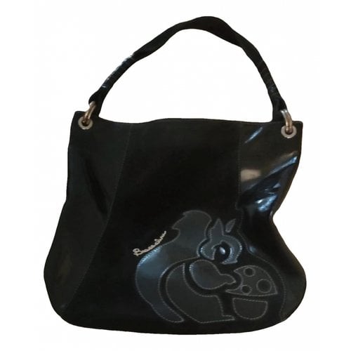 Pre-owned Braccialini Leather Handbag In Black
