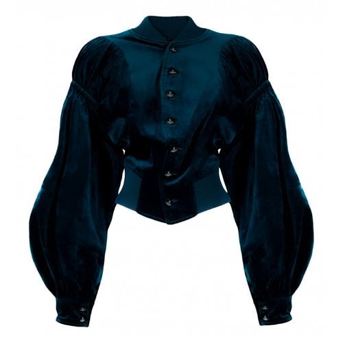 Pre-owned Vivienne Westwood Short Vest In Blue