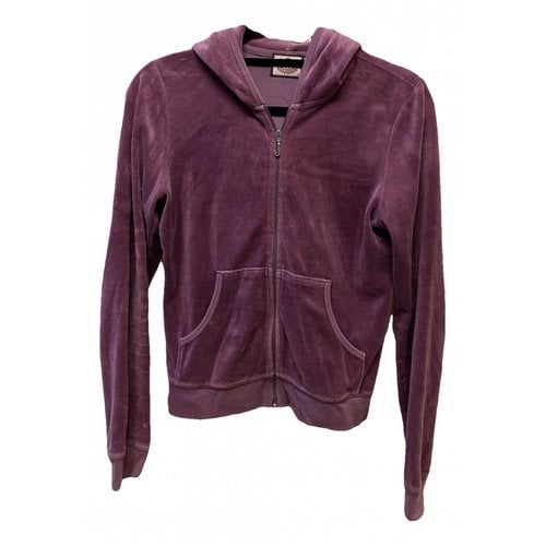 Pre-owned Juicy Couture Velvet Jacket In Purple