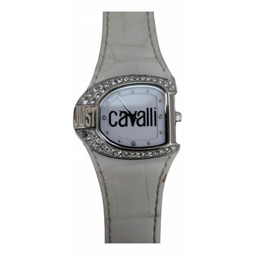 Pre-owned Just Cavalli Silver Watch