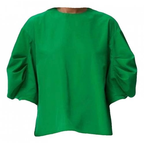Pre-owned Tibi Blouse In Green