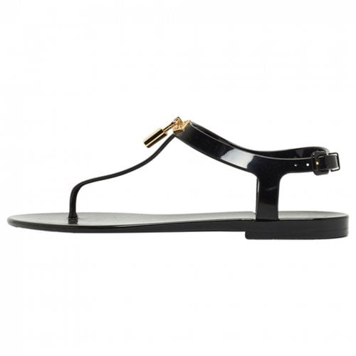 Pre-owned Louis Vuitton Sandal In Black