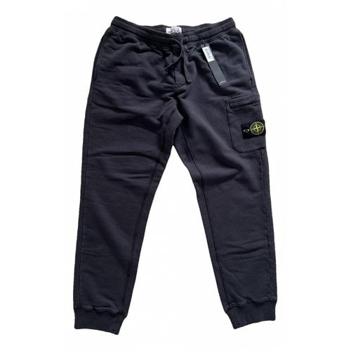 Pre-owned Stone Island Trousers In Anthracite