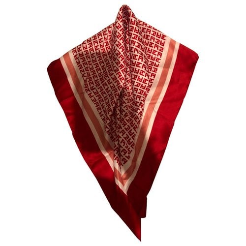 Pre-owned Ted Lapidus Scarf In Red
