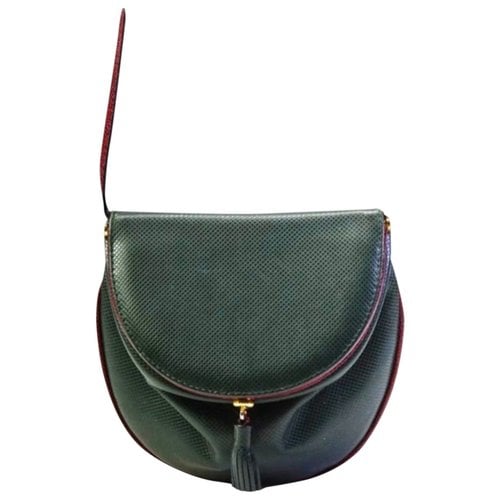 Pre-owned Bottega Veneta Leather Crossbody Bag In Green