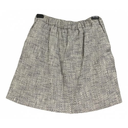 Pre-owned Max & Co Mini Skirt In Grey