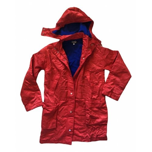 Pre-owned D&g Parka In Red