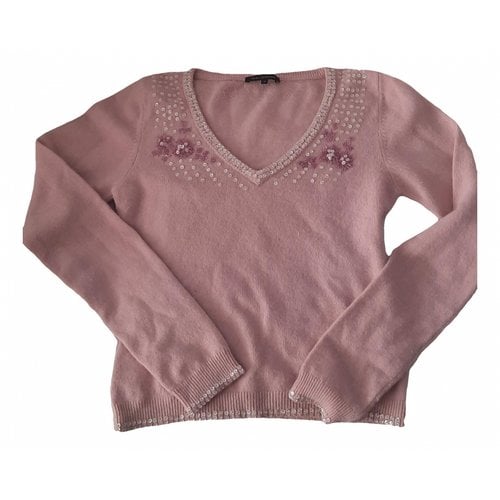 Pre-owned Tara Jarmon Wool Jumper In Pink