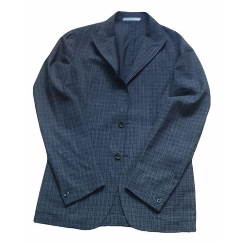 Pre-owned Eleventy Wool Vest In Brown